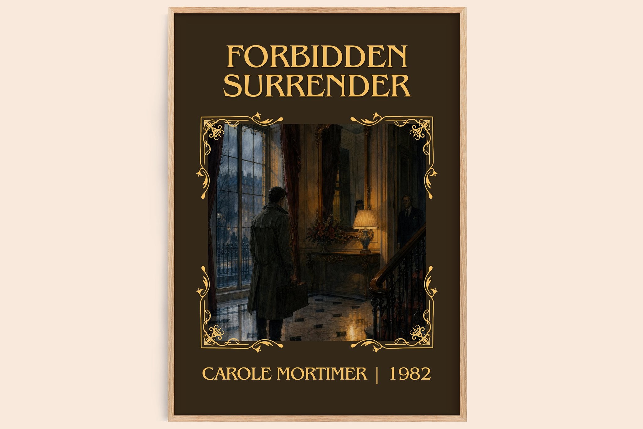 Forbidden Surrender Classic Book Art Print by Carole Mortimer