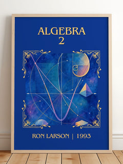 Algebra 2 Classic Book Art Print by Ron Larson – image 2