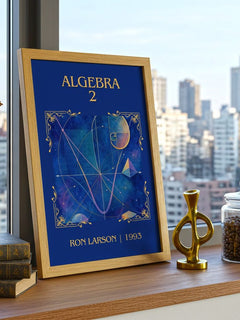 Algebra 2 Classic Book Art Print by Ron Larson – image 3