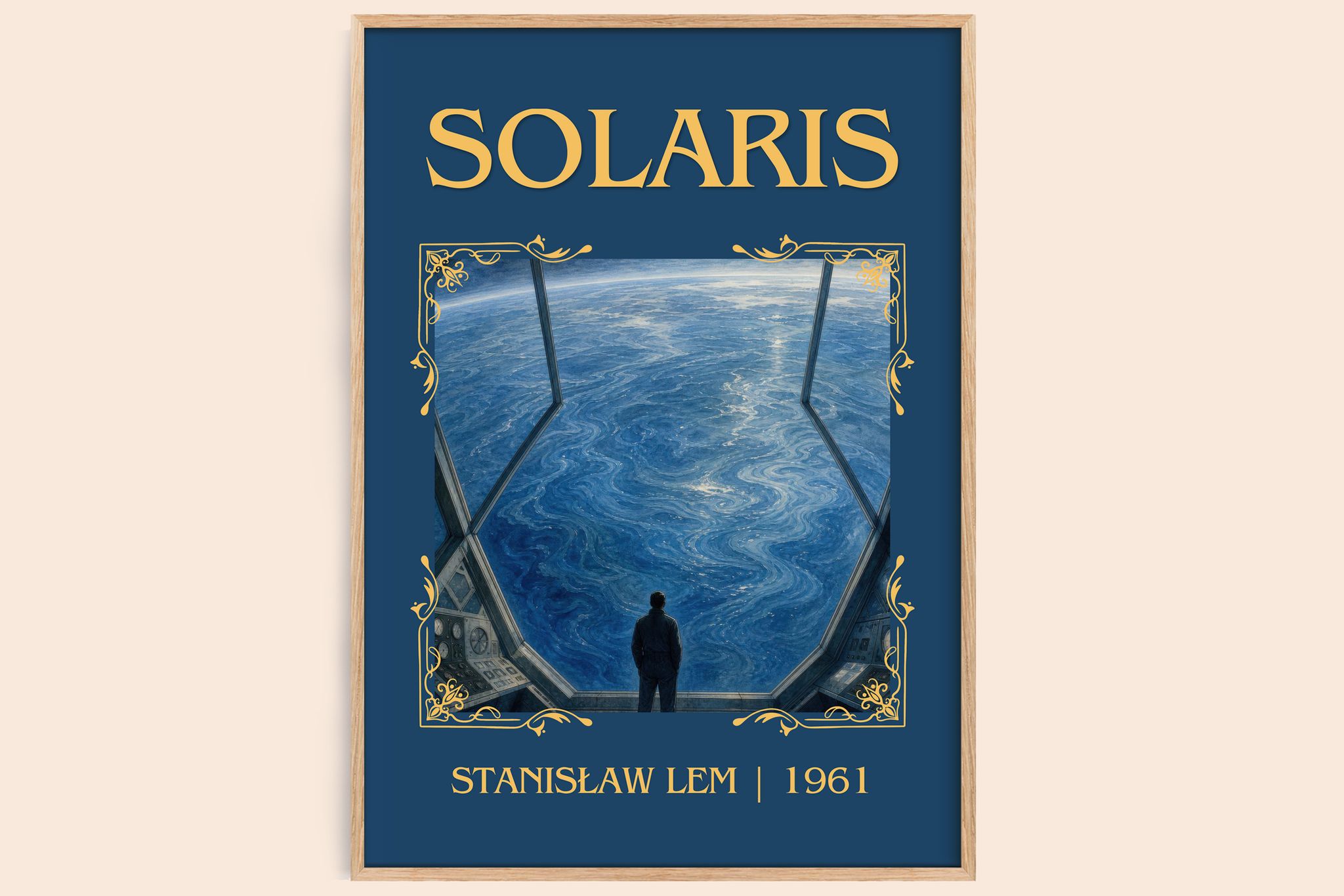 Solaris Classic Book Art Print by Stanisław Lem