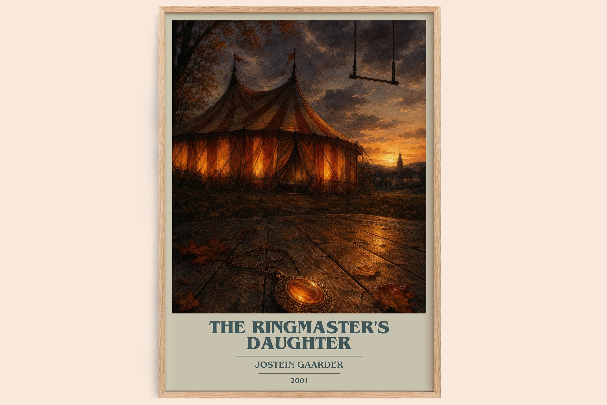 The Ringmaster's Daughter Book Cover Poster by Jostein Gaarder