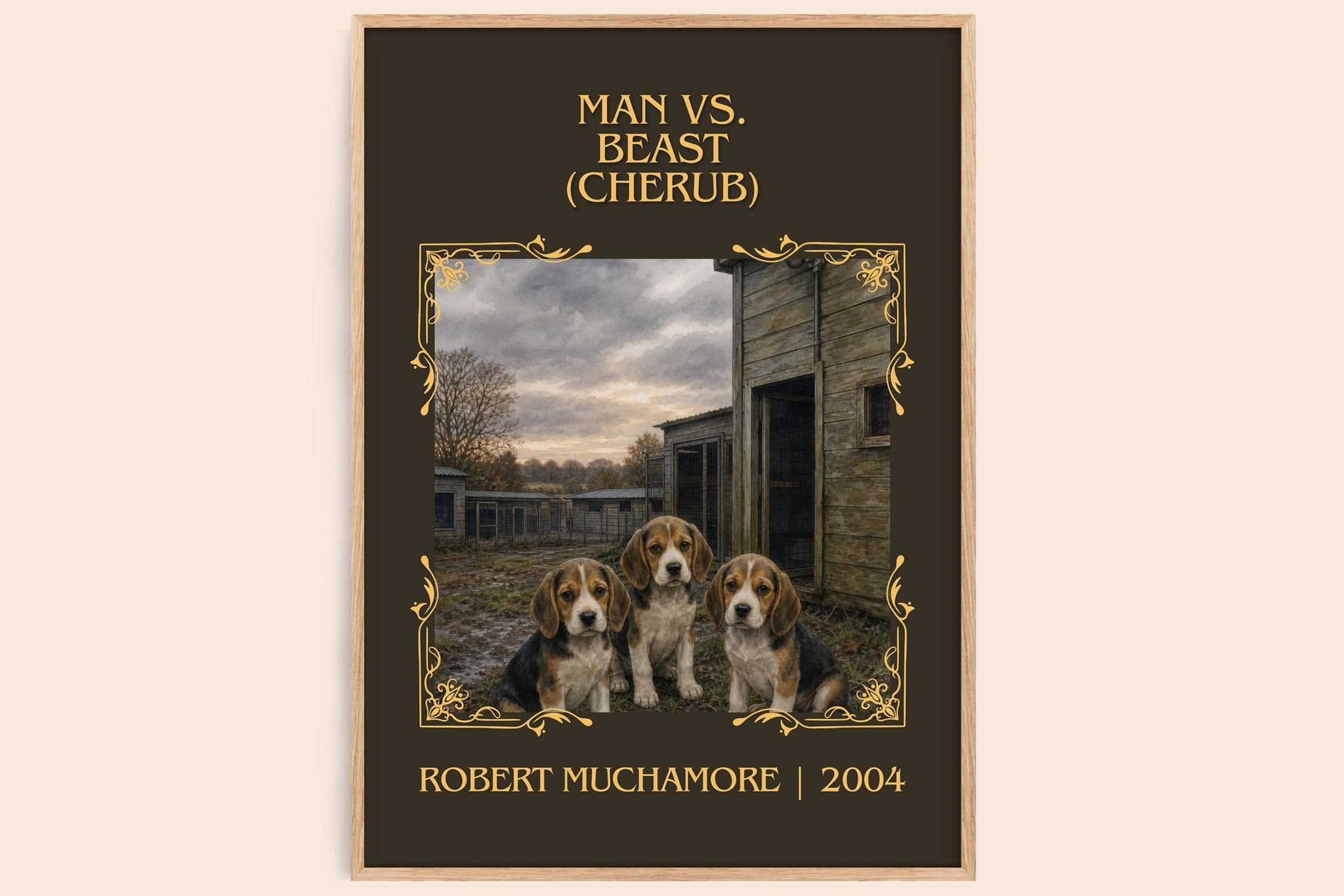 Man vs. Beast (Cherub) Classic Book Art Print by Robert Muchamore