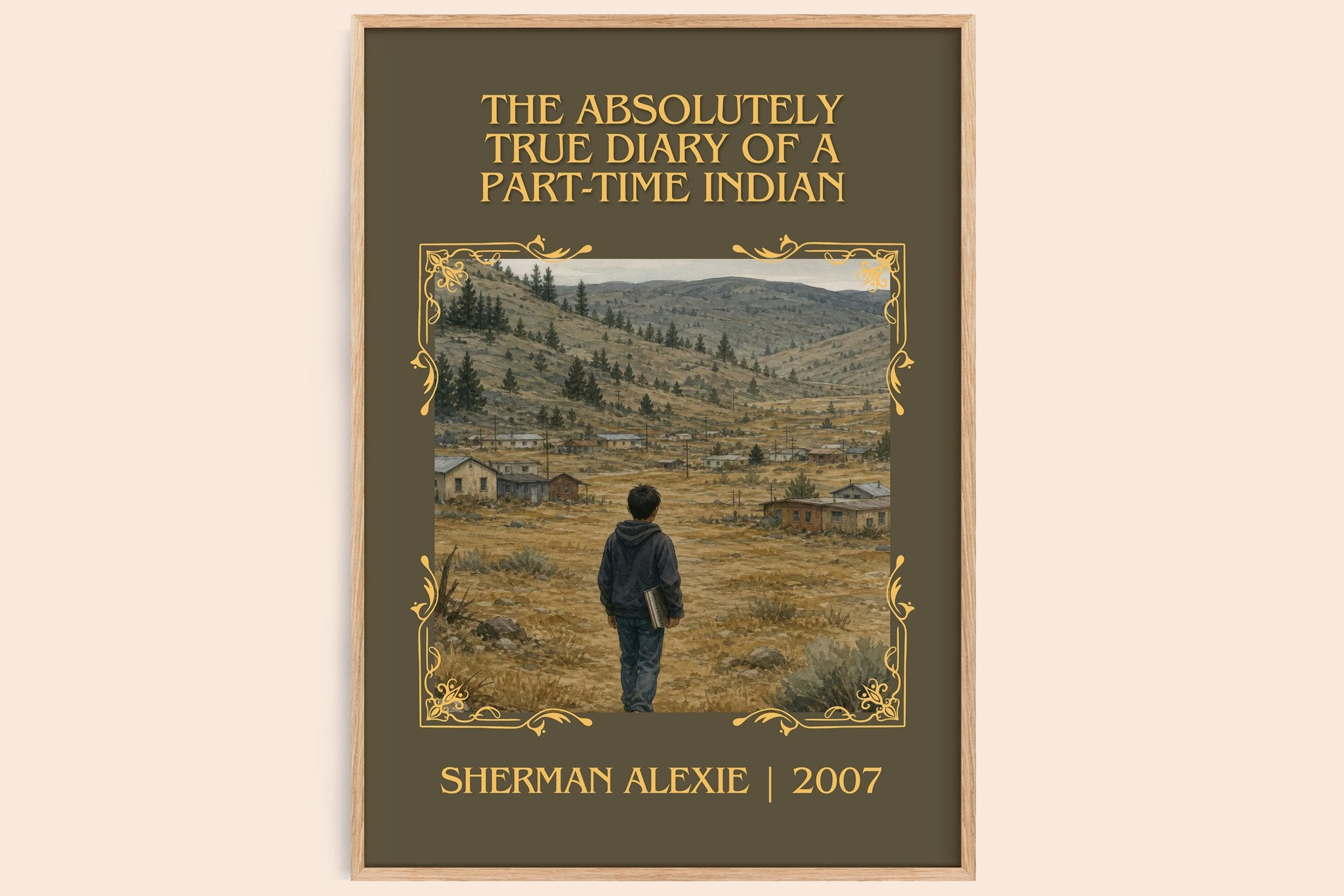 The Absolutely True Diary of a Part-Time Indian Classic Book Art Print by Sherman Alexie