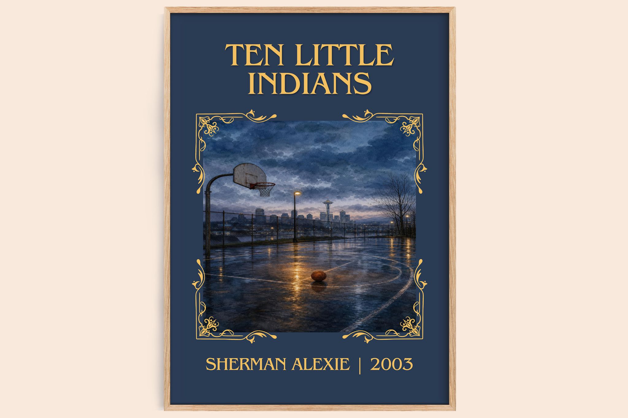 Ten Little Indians Classic Book Art Print by Sherman Alexie