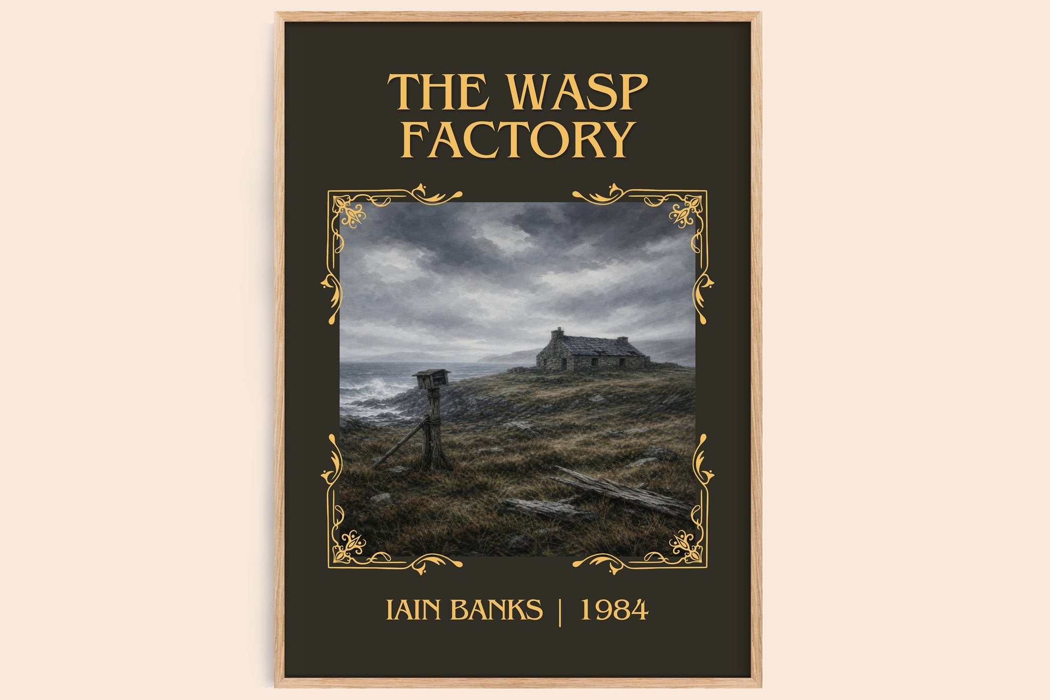 The Wasp Factory Classic Book Art Print by Iain Banks