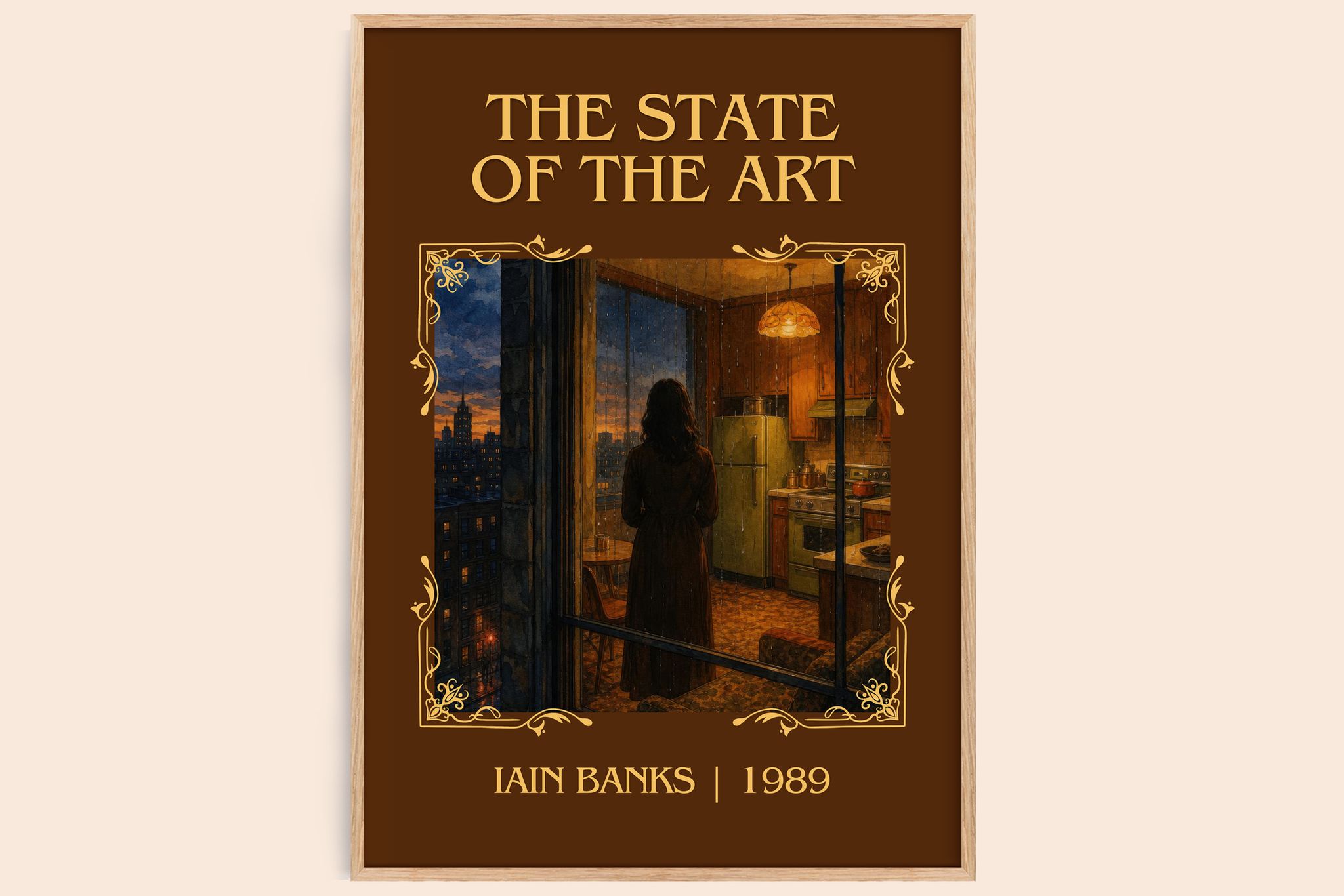 The State of the Art Classic Book Art Print by Iain Banks
