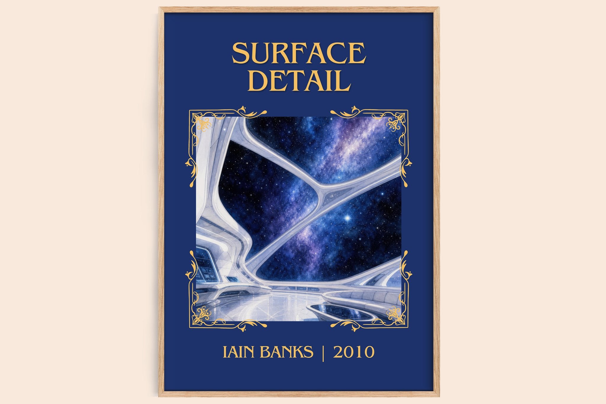 Surface Detail Classic Book Art Print by Iain Banks