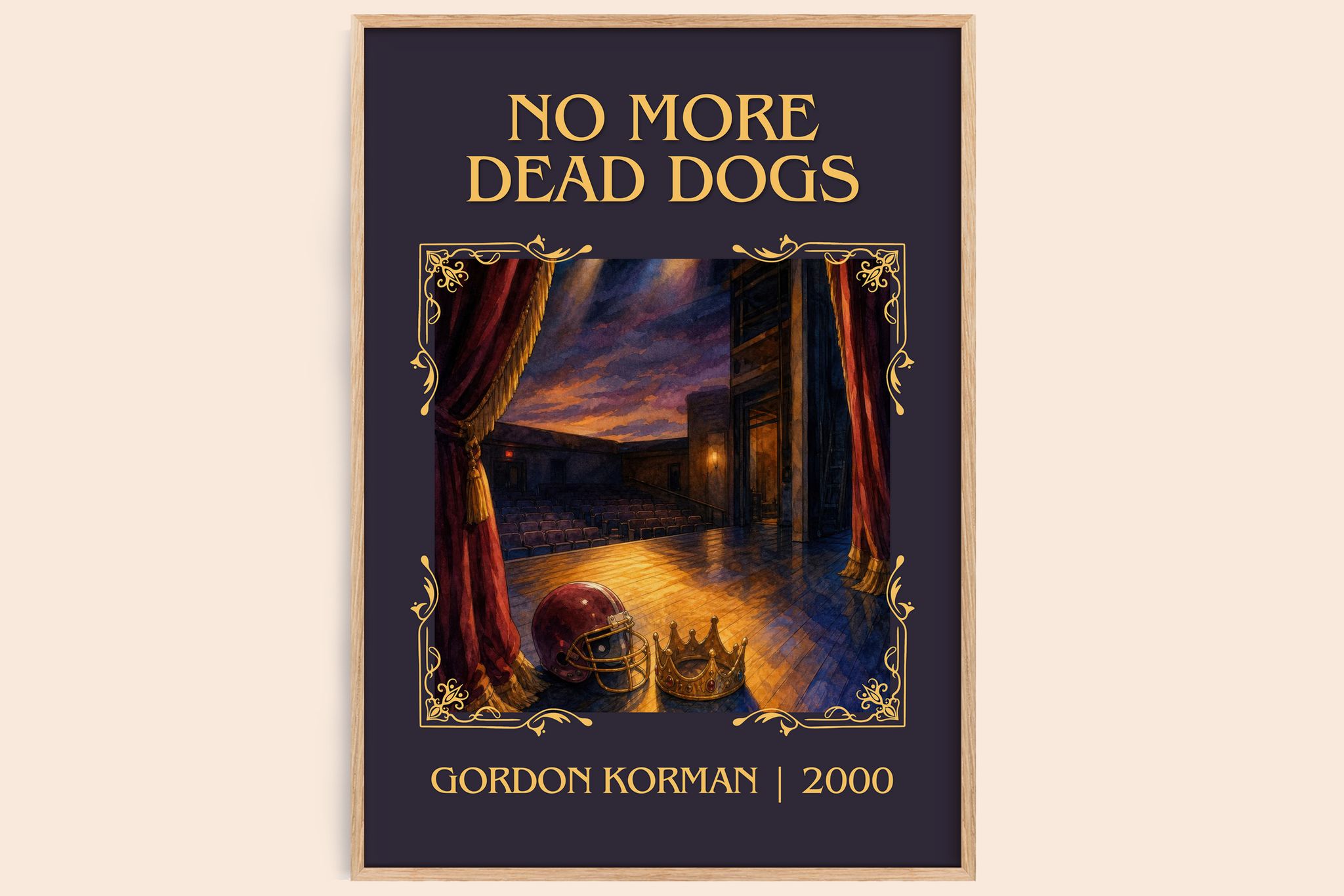 No more dead dogs Classic Book Art Print by Gordon Korman