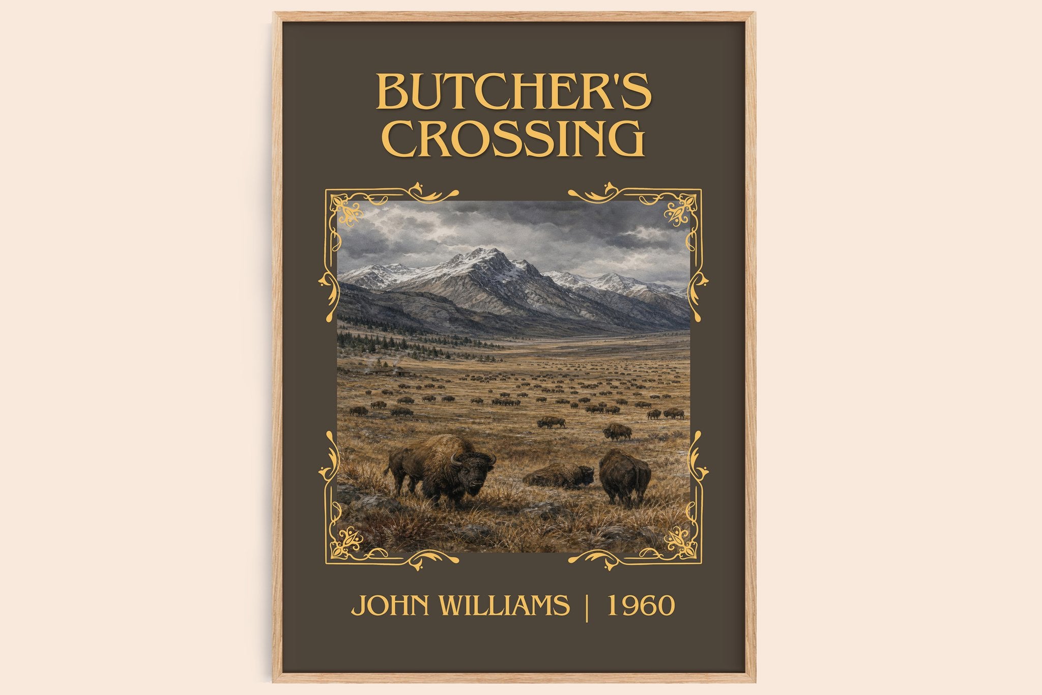 Butcher's Crossing Classic Book Art Print by John Williams