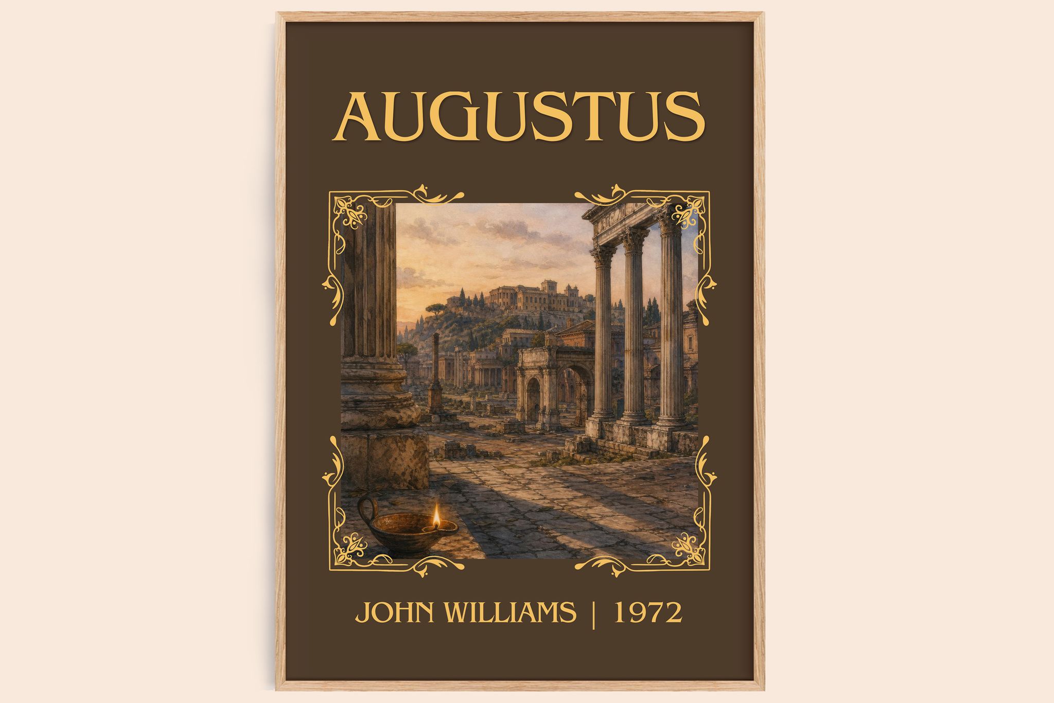 Augustus Classic Book Art Print by John Williams