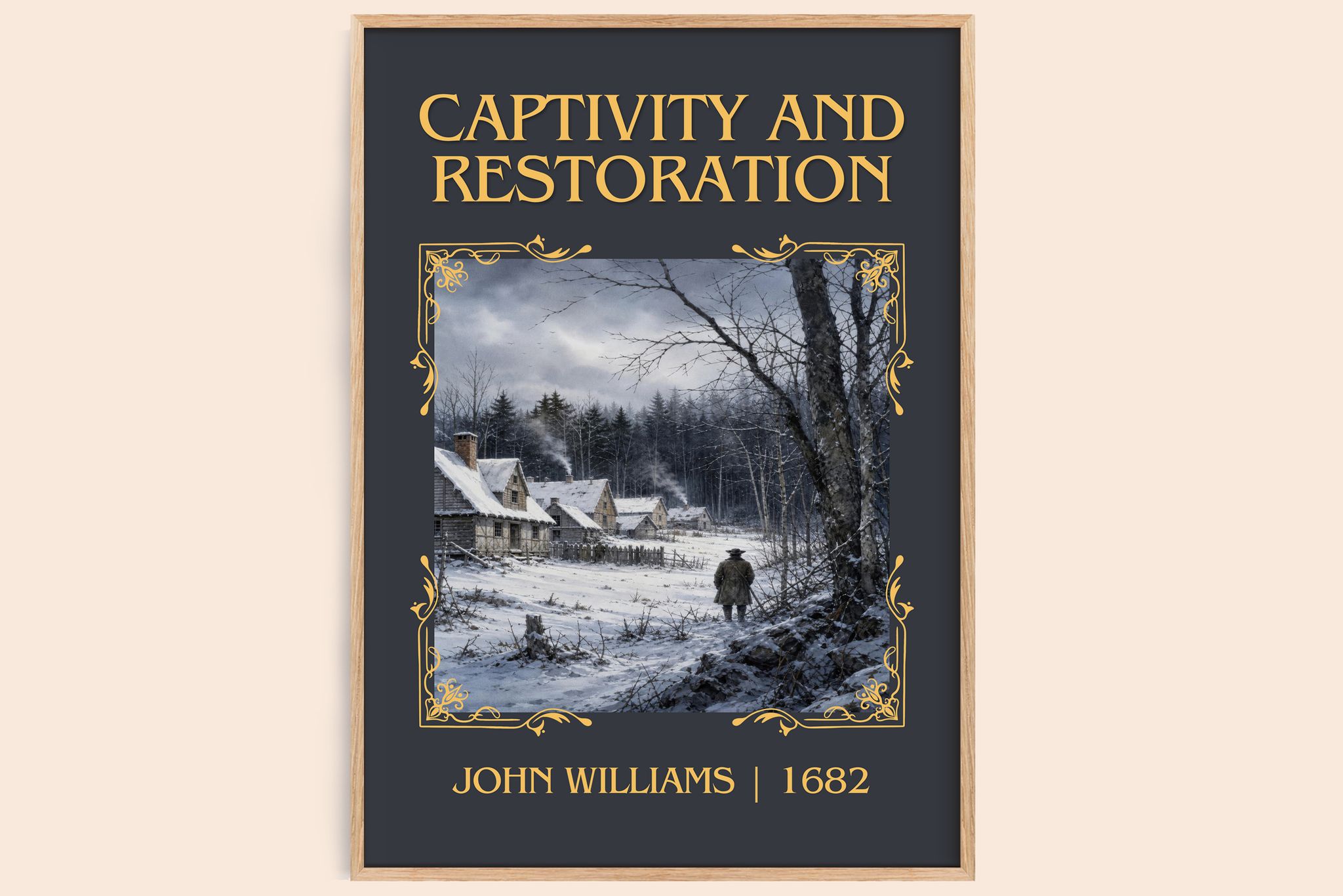 Captivity and Restoration Classic Book Art Print by John Williams