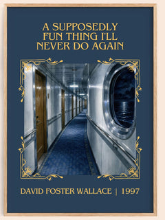 supposedly fun thing I'll never do again Classic Book Art Print – book poster