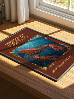Consider the lobster, and other essays Classic Book Art Print – print on a sunlit desk