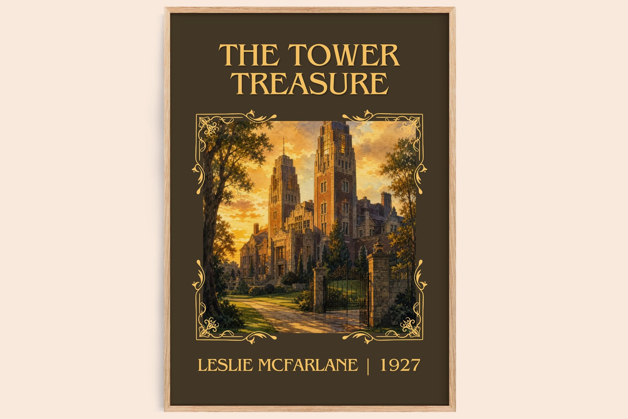 The tower treasure Classic Book Art Print by Leslie McFarlane