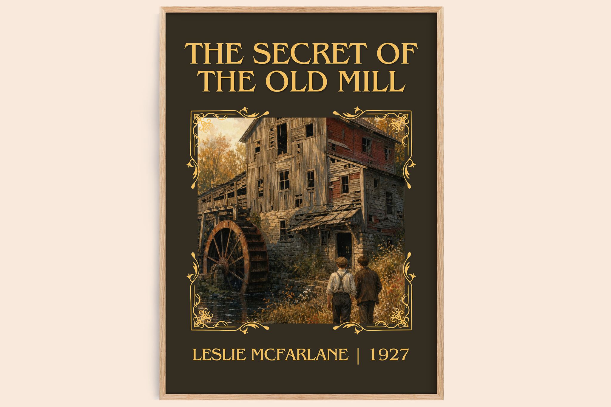 The secret of the old mill Classic Book Art Print by Leslie McFarlane
