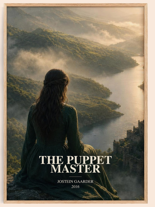 The Puppet Master Book Watercolour Illustration by Jostein Gaarder