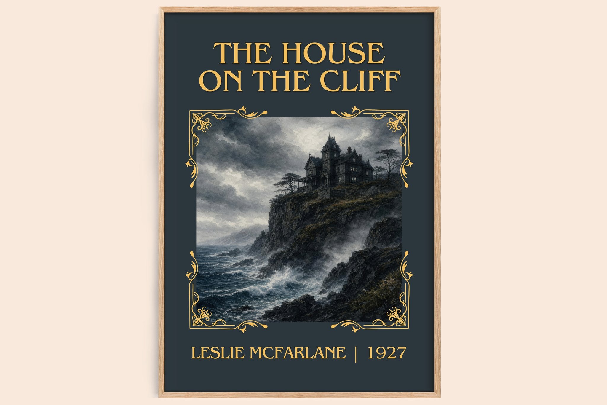 The House on the Cliff Classic Book Art Print by Leslie McFarlane