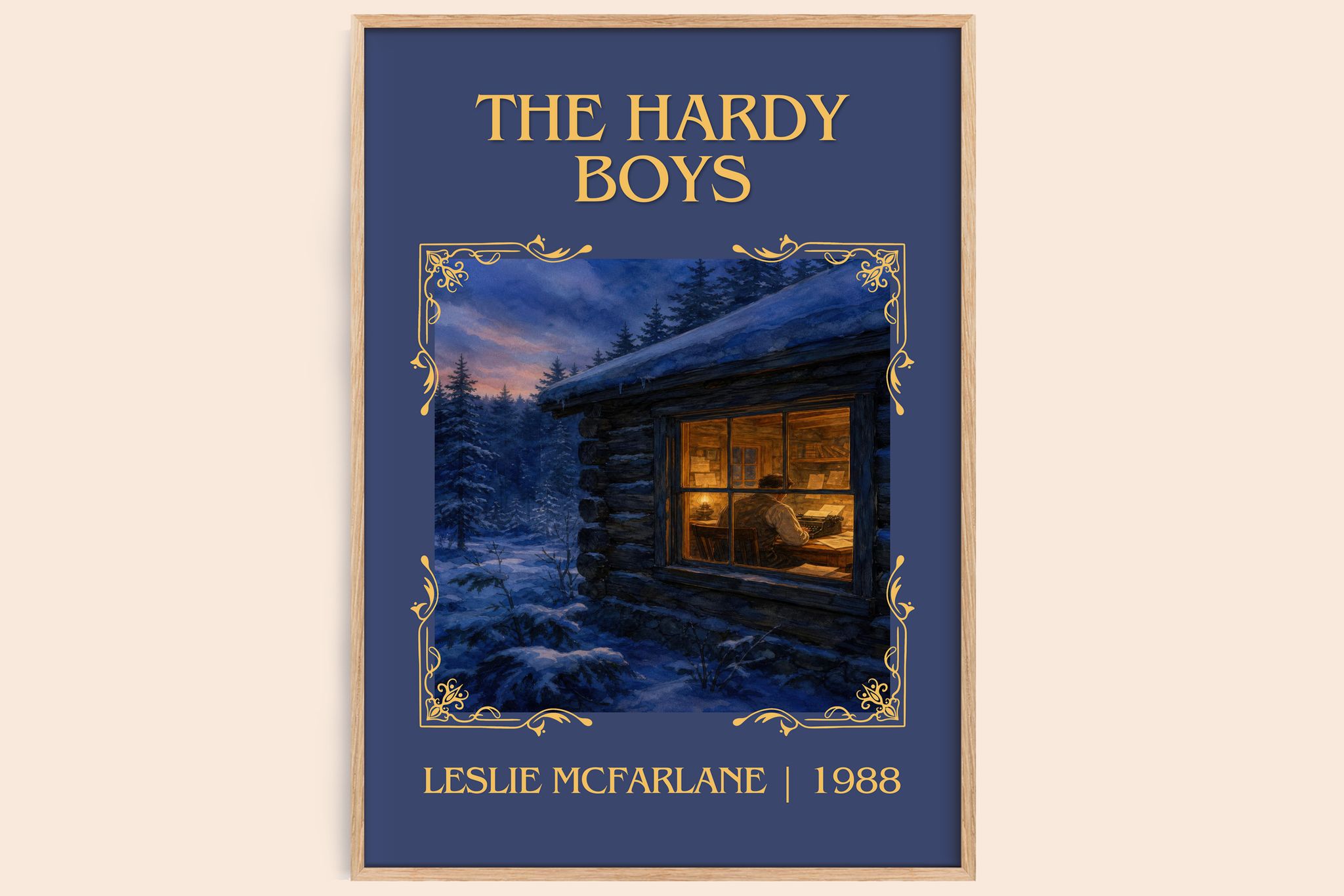 The Hardy boys Classic Book Art Print by Leslie McFarlane