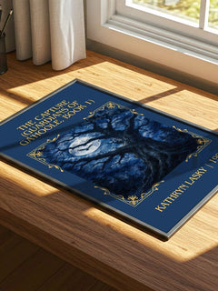 The Capture (Guardians of Ga'Hoole, Book 1) Classic Book Art Print by Kathryn Lasky – print on a sunlit desk