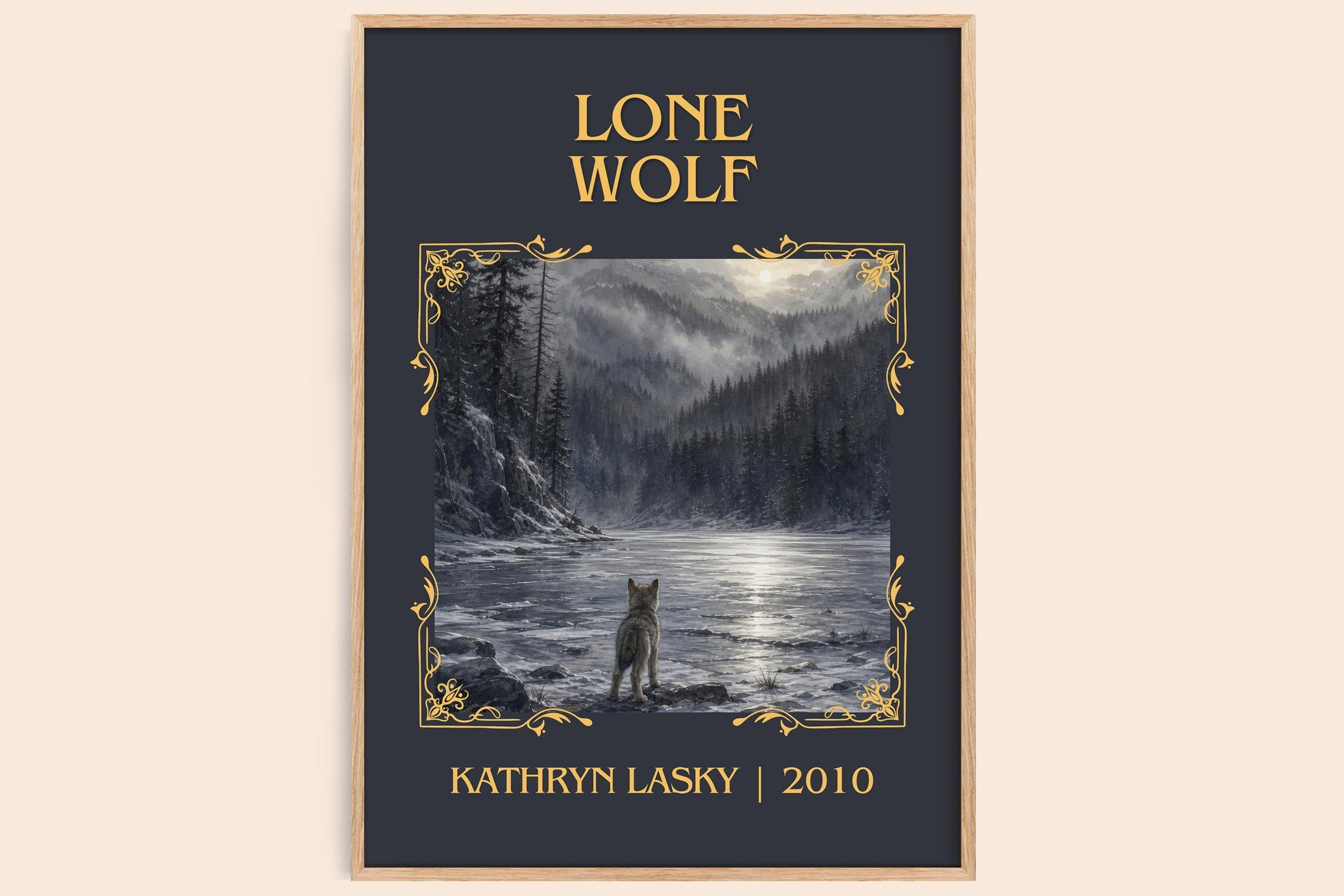 Lone wolf Classic Book Art Print by Kathryn Lasky