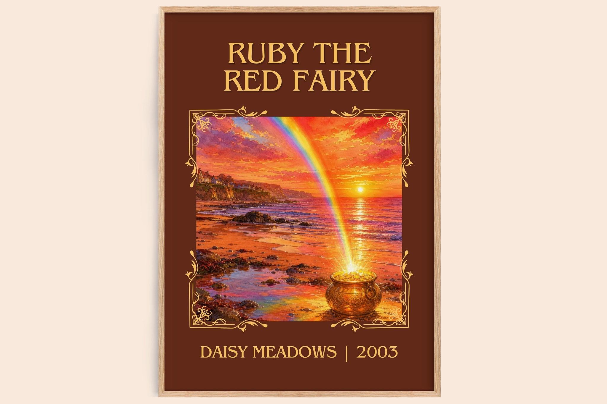 Ruby the Red Fairy Classic Book Art Print by Daisy Meadows