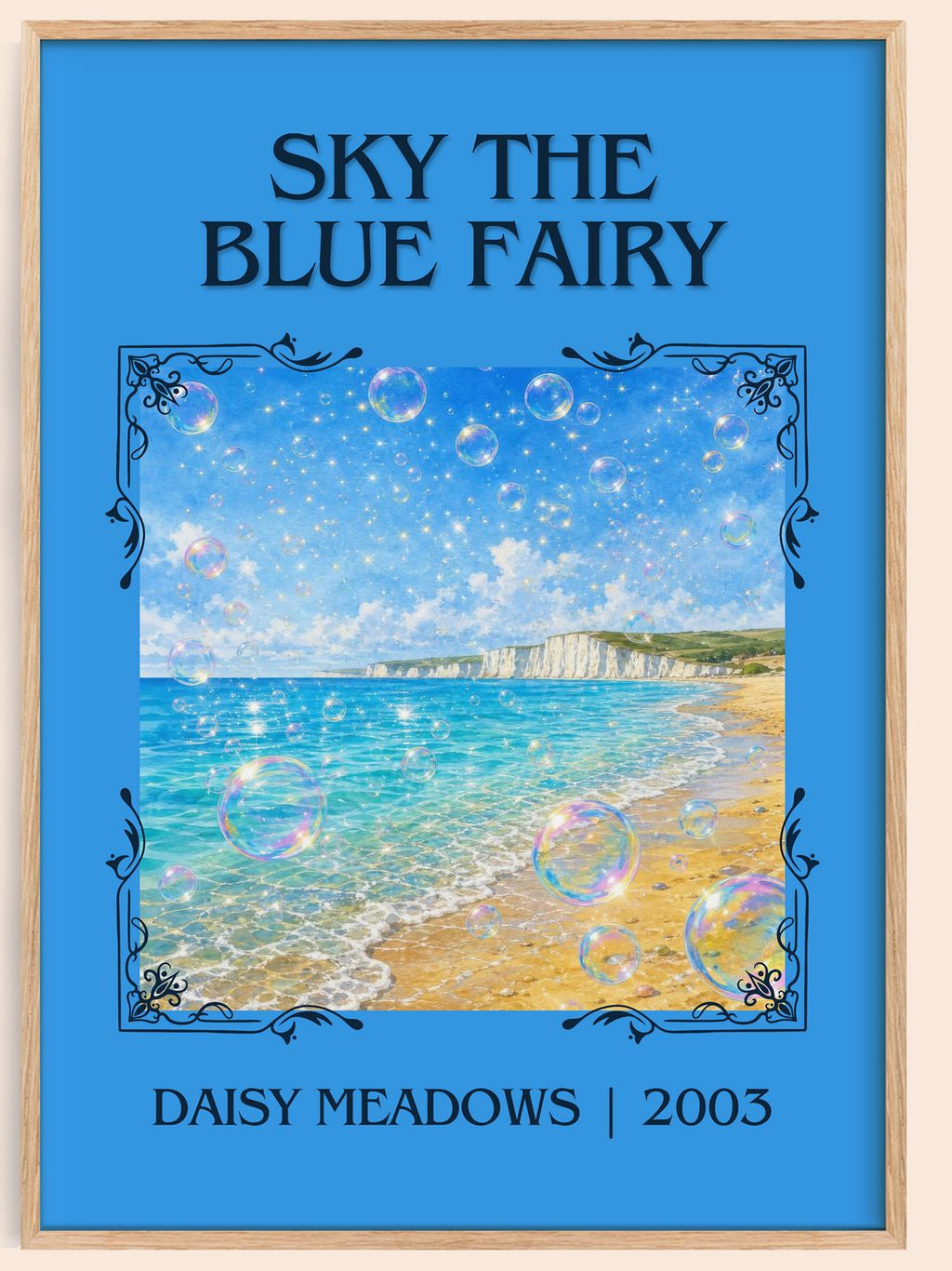 Sky the Blue Fairy Classic Book Art Print by Daisy Meadows – book poster