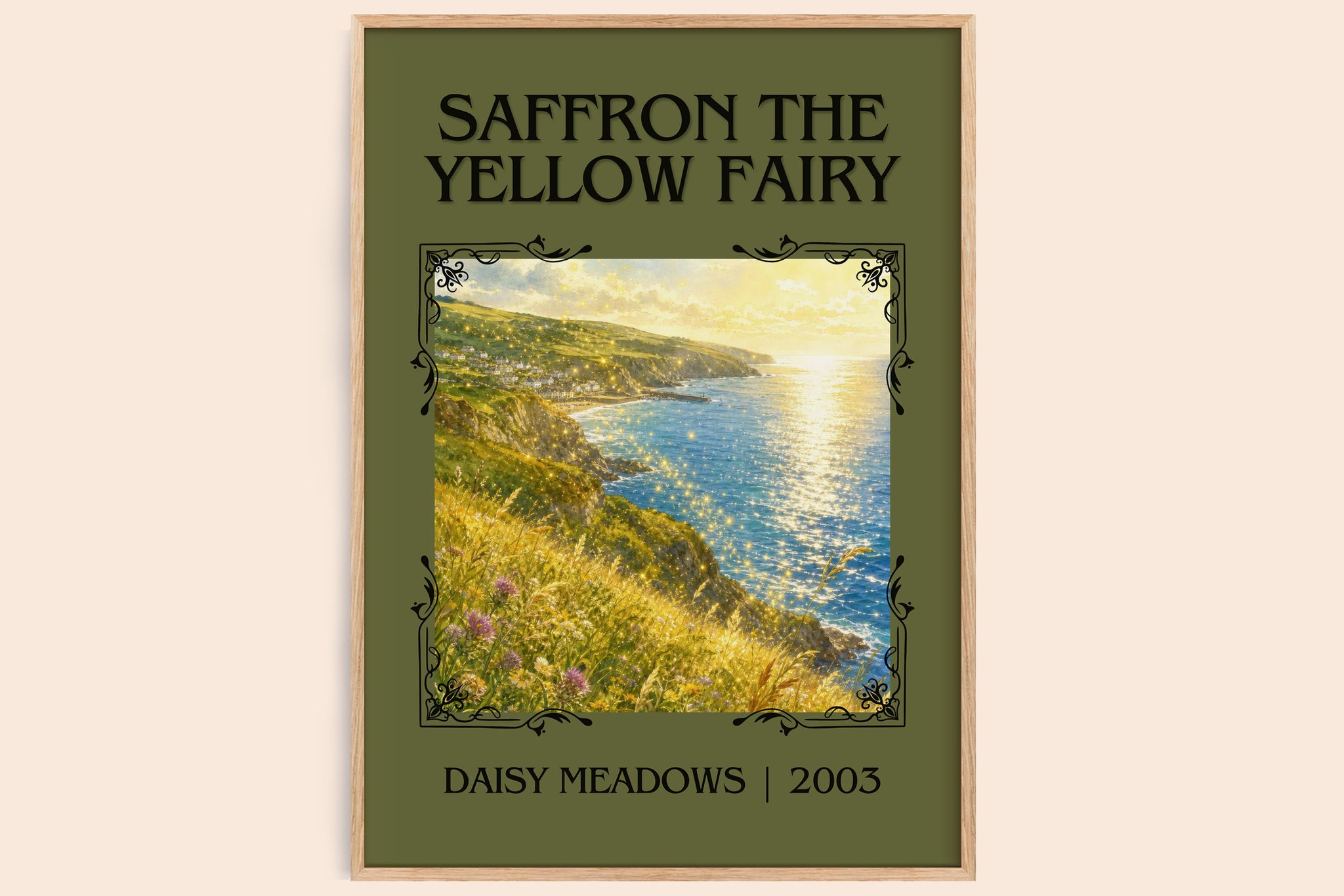 Saffron the Yellow Fairy Classic Book Art Print by Daisy Meadows