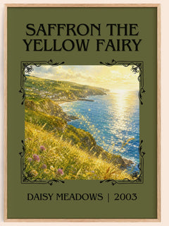 Saffron the Yellow Fairy Classic Book Art Print by Daisy Meadows – book poster