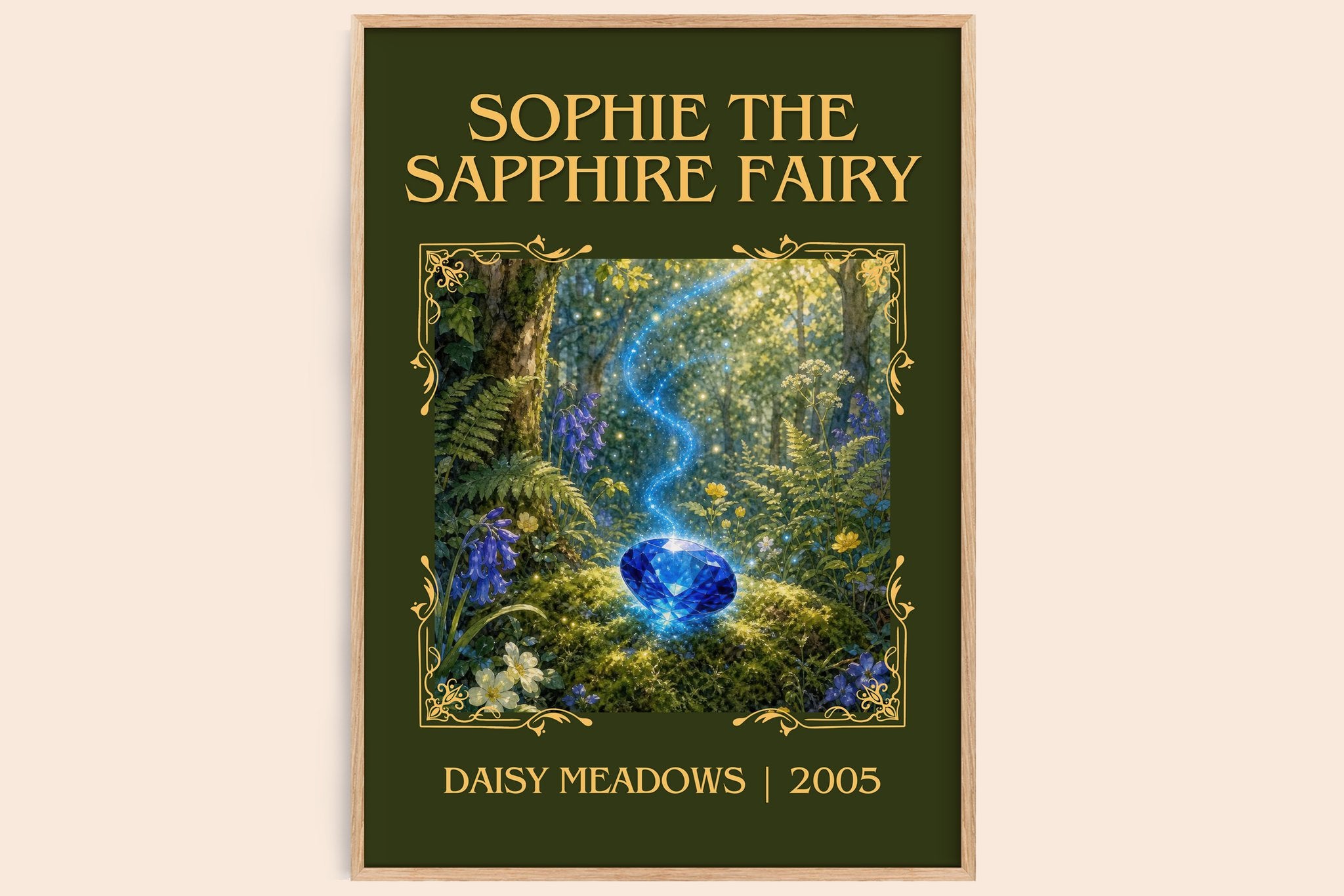 Sophie the Sapphire Fairy Classic Book Art Print by Daisy Meadows
