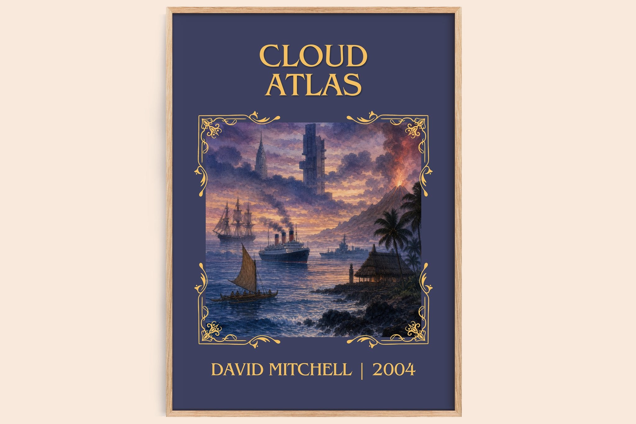 Cloud Atlas Classic Book Art Print by David Mitchell