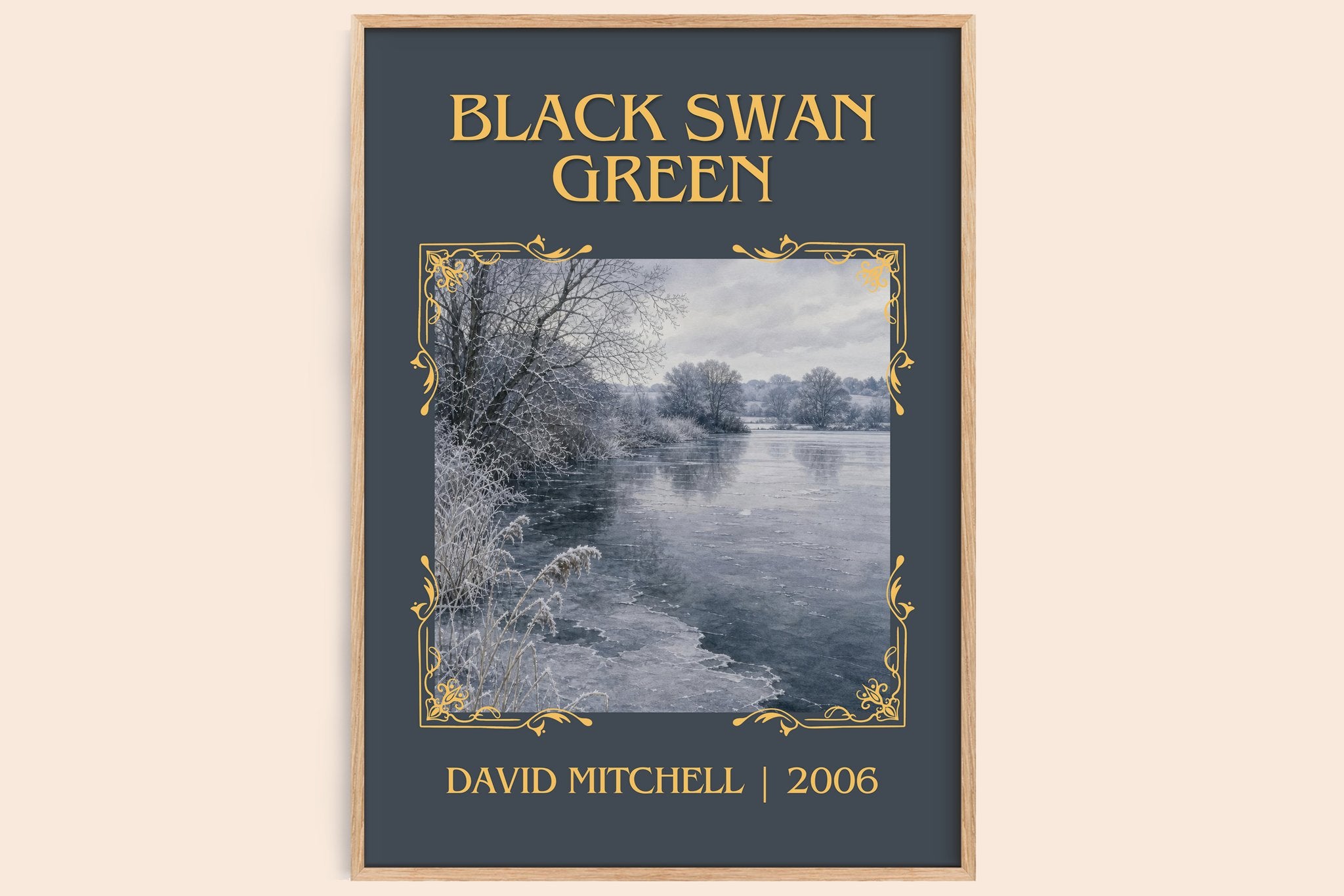 Black Swan Green Classic Book Art Print by David Mitchell