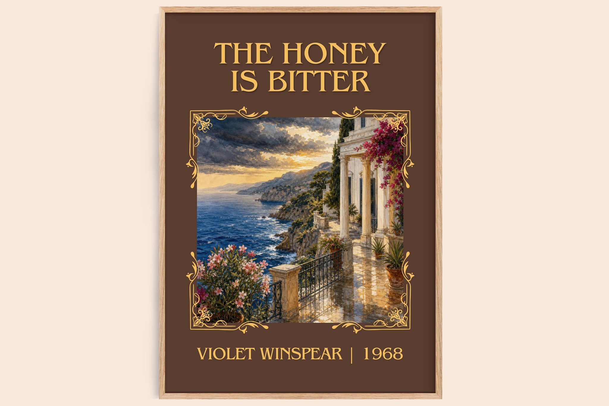 The Honey is Bitter Classic Book Art Print by Violet Winspear
