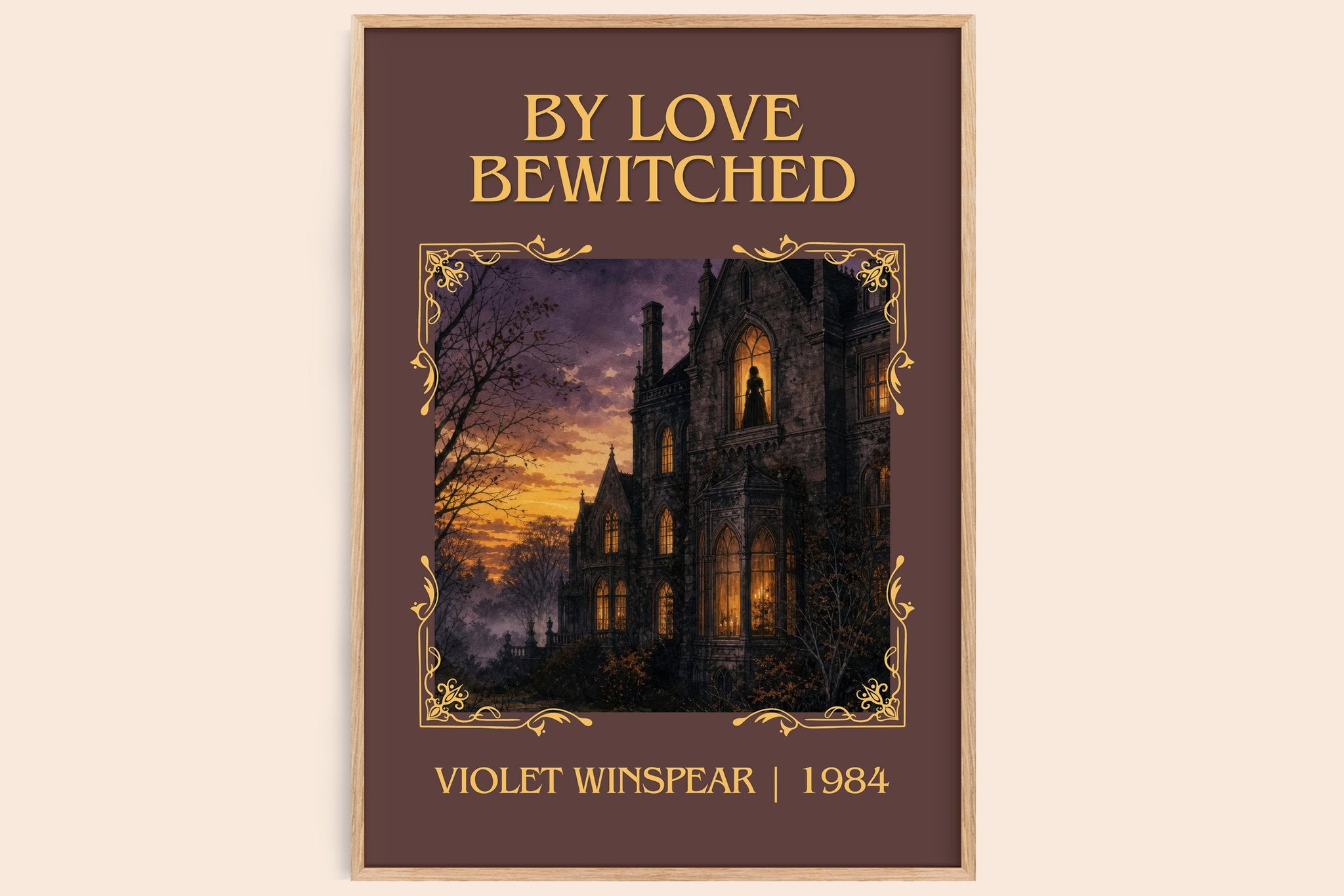 By Love Bewitched Classic Book Art Print by Violet Winspear