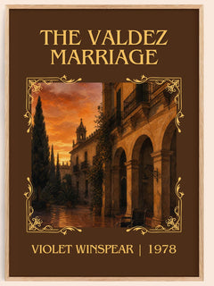 The Valdez Marriage Classic Book Art Print by Violet Winspear – book poster