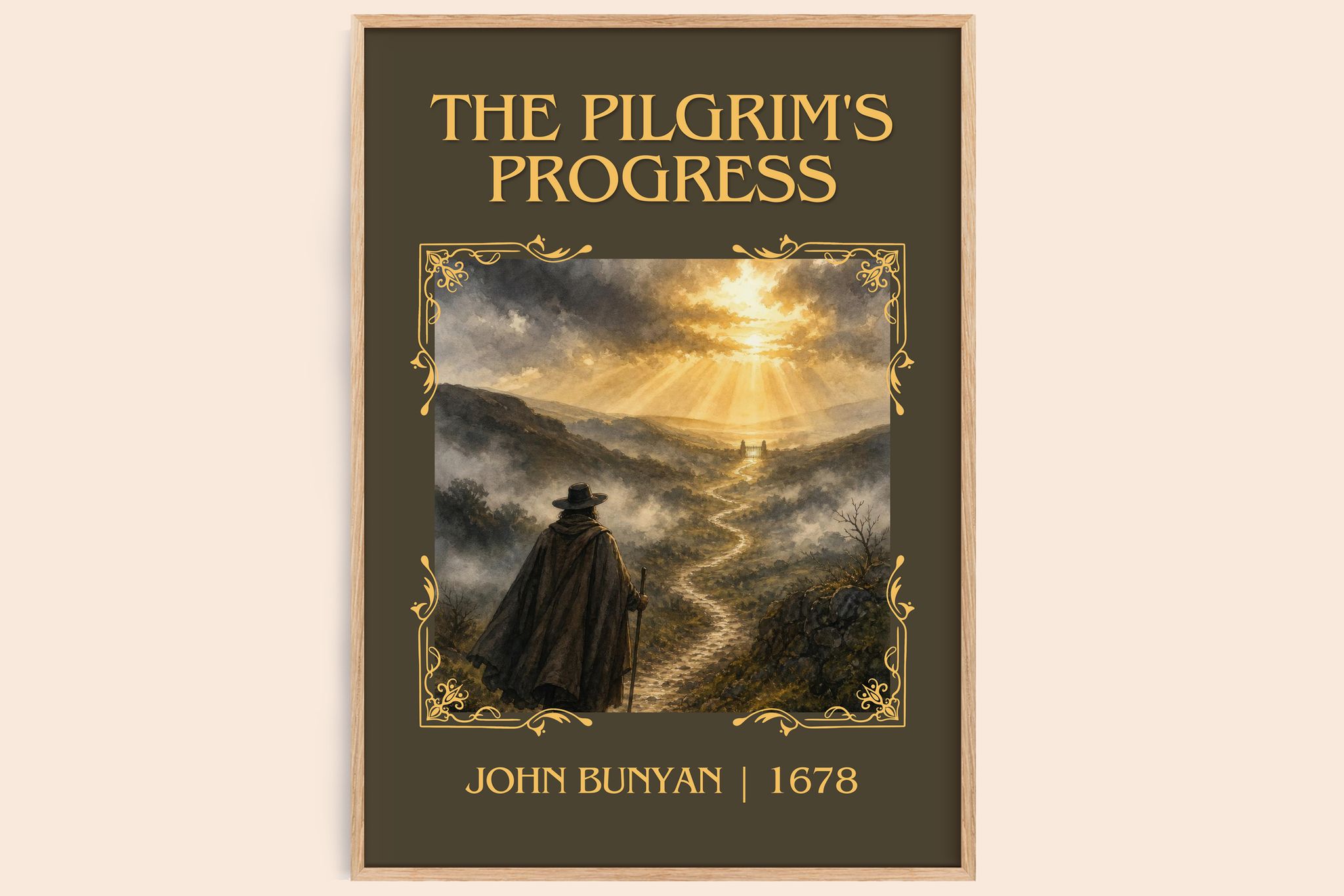 The Pilgrim's Progress Classic Book Art Print by John Bunyan