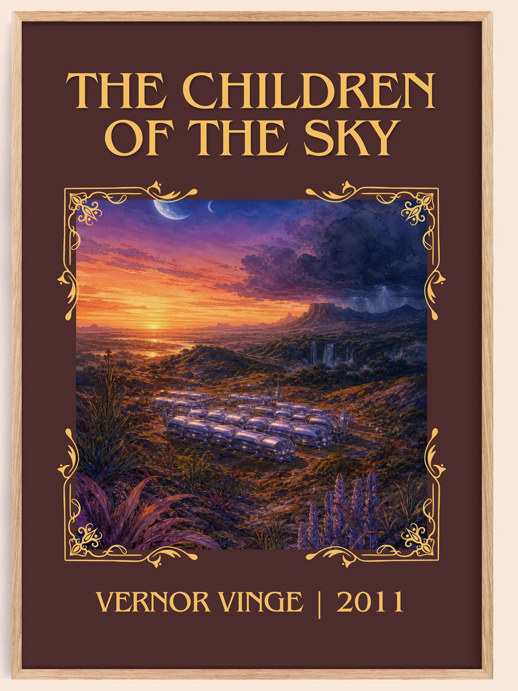 The children of the sky Classic Book Art Print by Vernor Vinge – book poster
