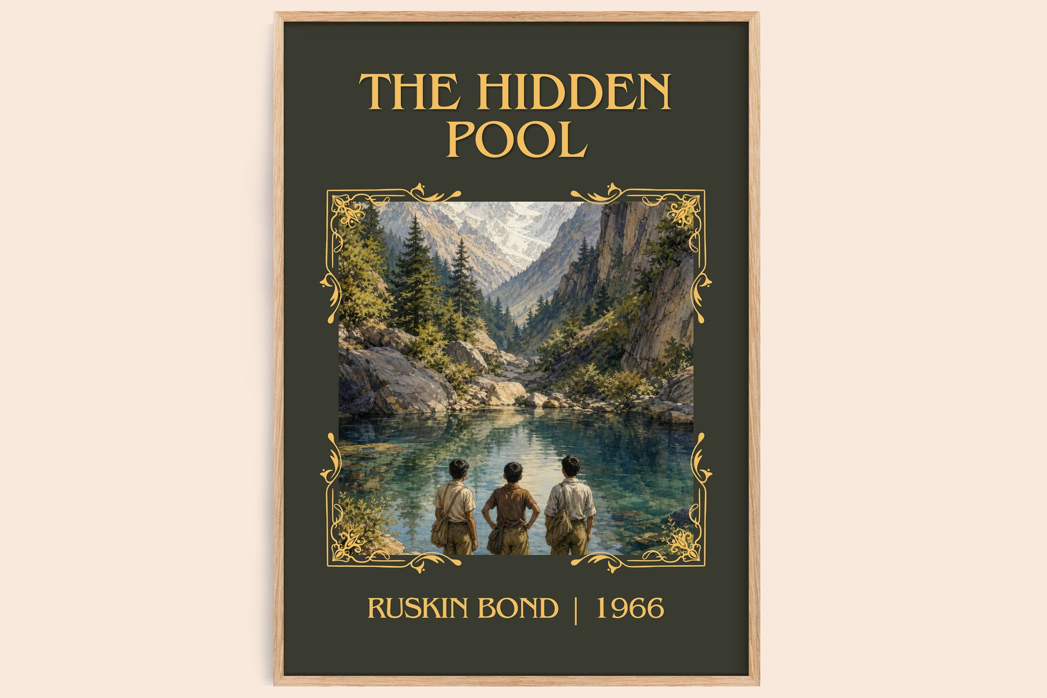 The Hidden Pool Classic Book Art Print by Ruskin Bond