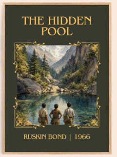 The Hidden Pool Classic Book Art Print by Ruskin Bond – book poster