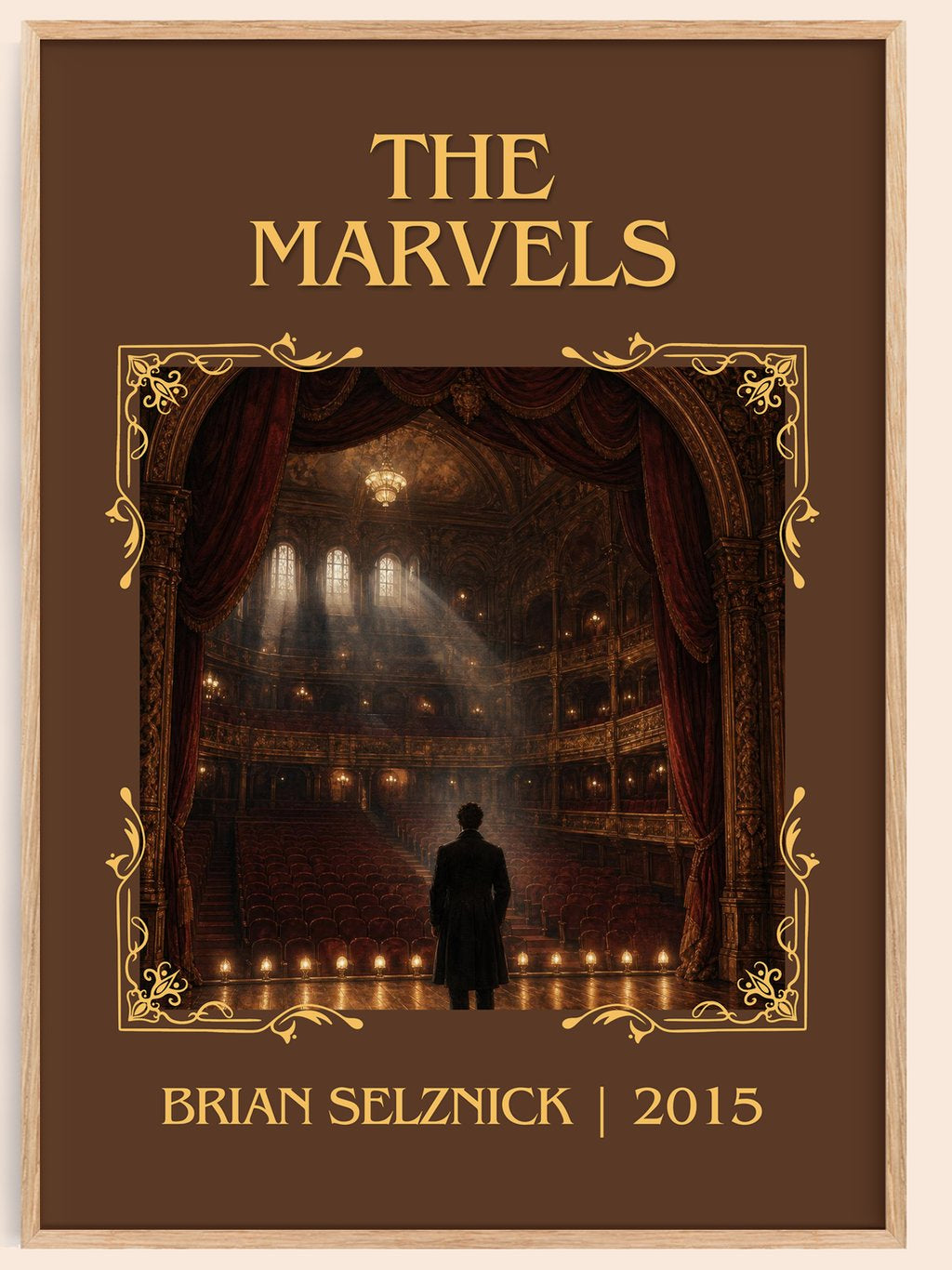 The Marvels Classic Book Art Print by Brian Selznick – book poster