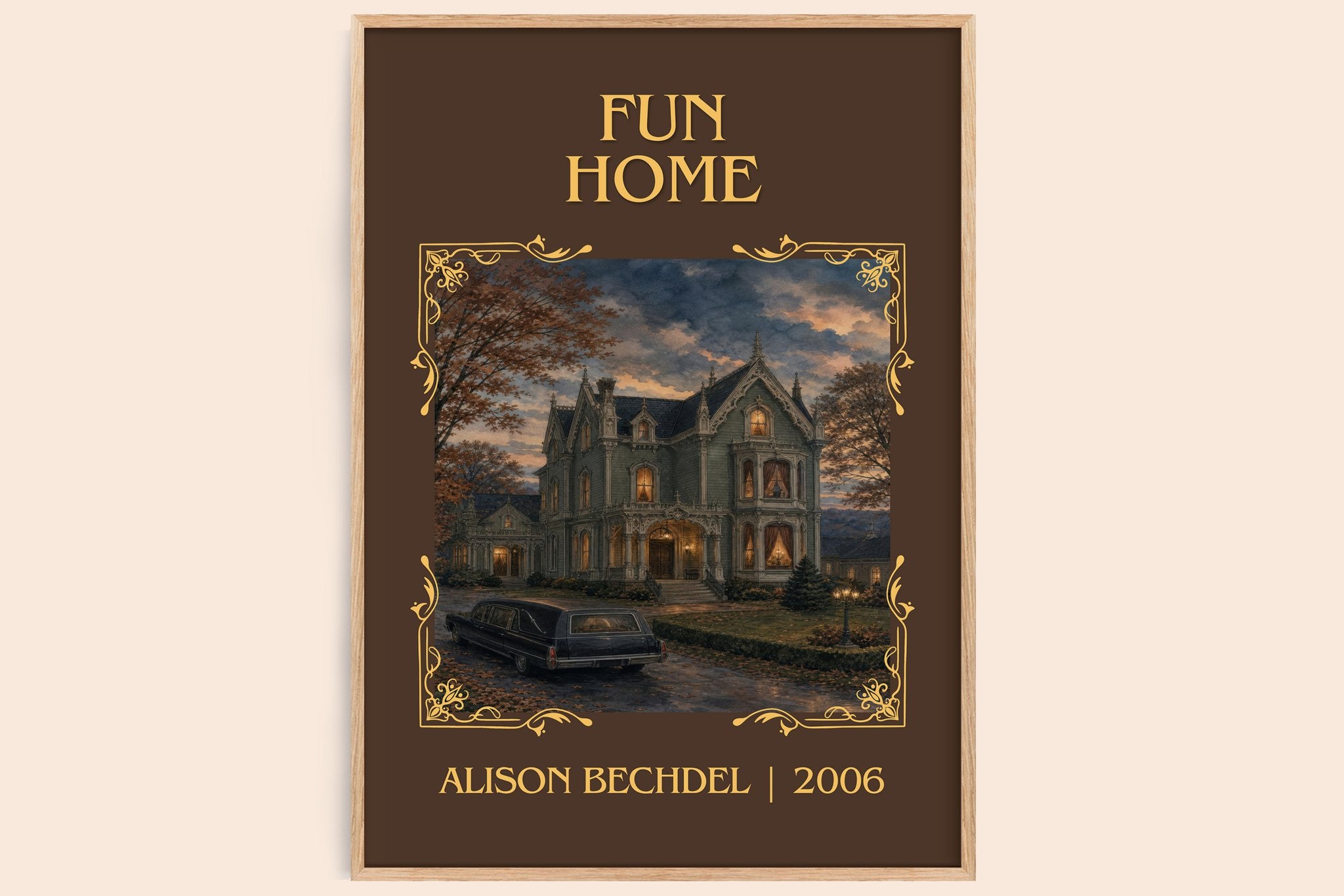 Fun Home Classic Book Art Print by Alison Bechdel