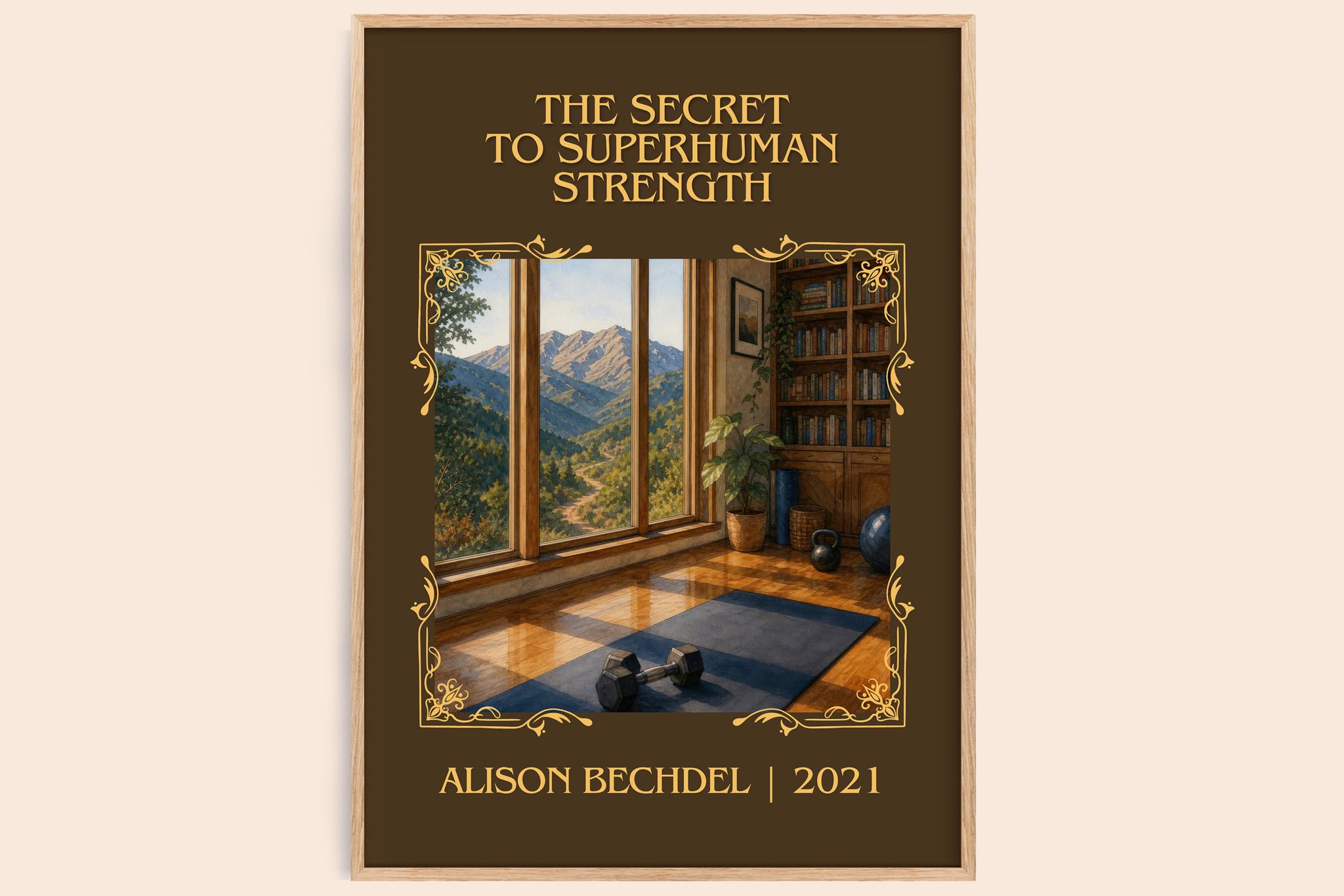 Secret to Superhuman Strength Classic Book Art Print by Alison Bechdel