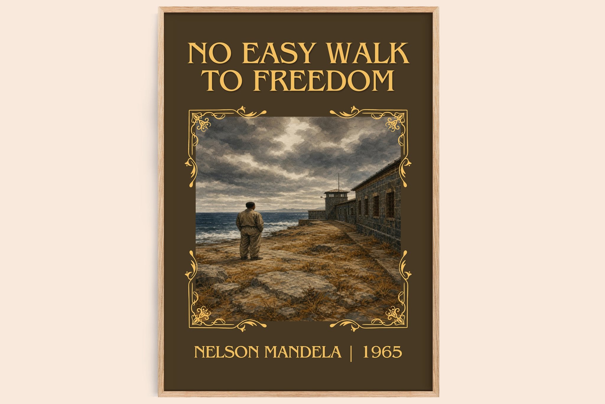 No Easy Walk to Freedom Classic Book Art Print by Nelson Mandela