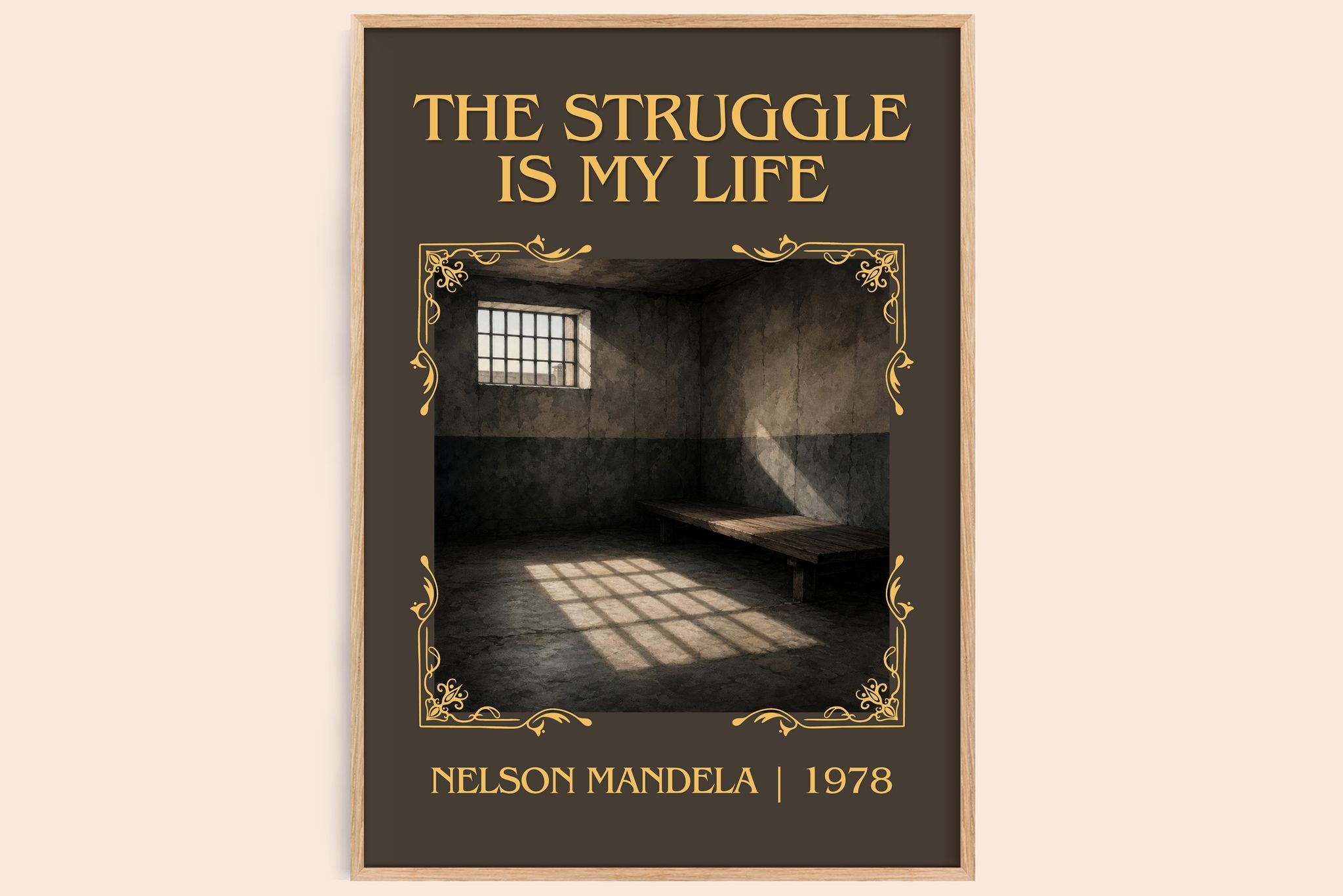 The Struggle Is My Life Classic Book Art Print by Nelson Mandela