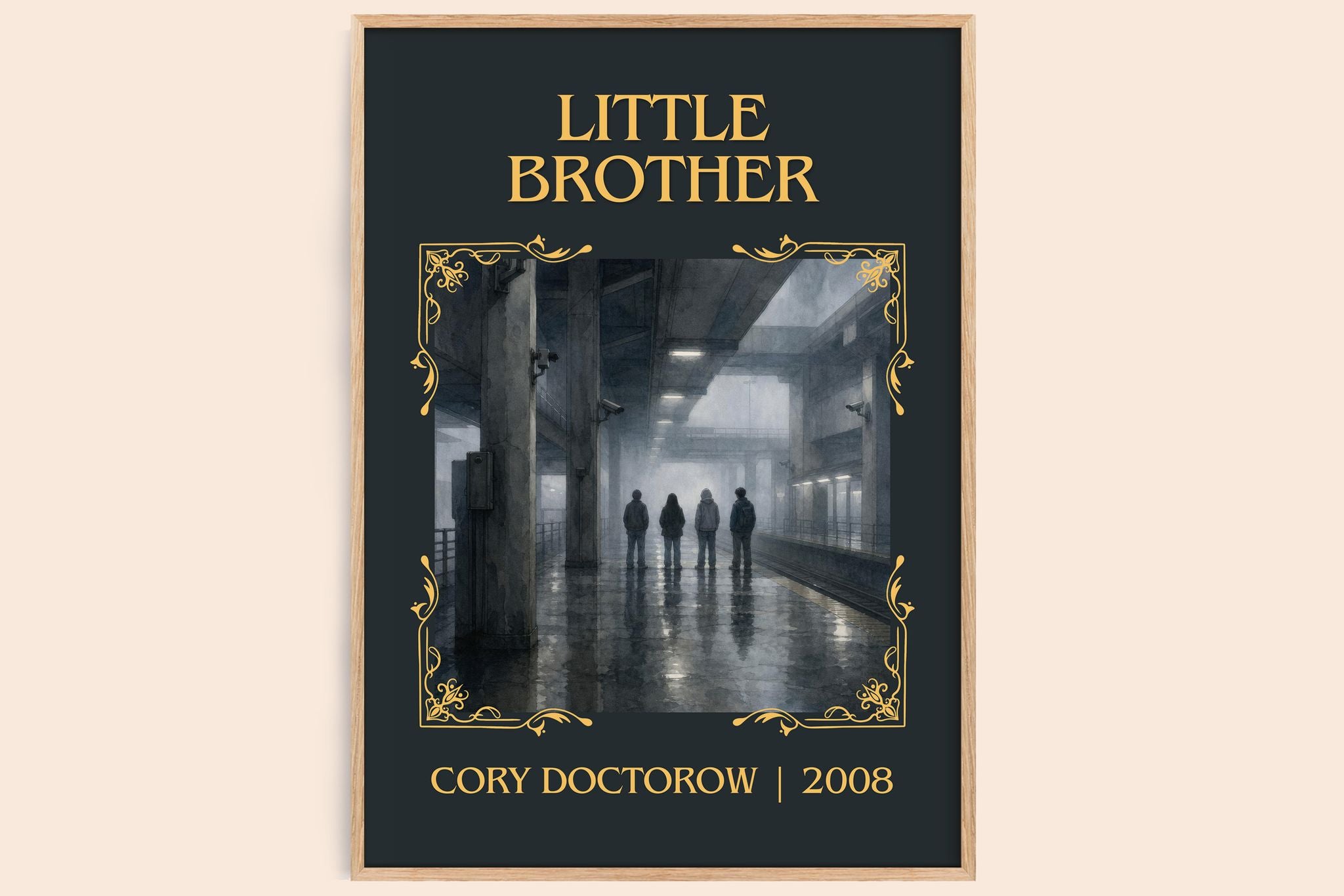 Little Brother Classic Book Art Print by Cory Doctorow