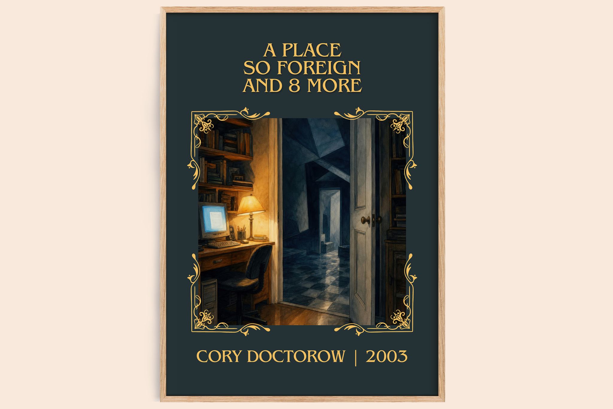 A Place So Foreign and 8 More Classic Book Art Print by Cory Doctorow