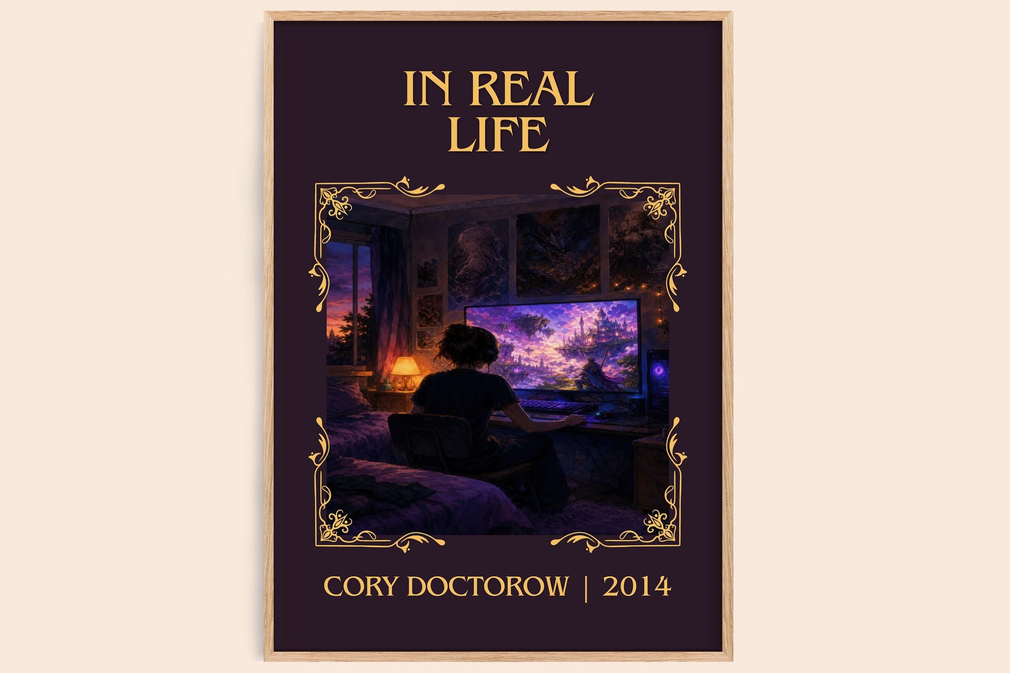 In Real Life Classic Book Art Print by Cory Doctorow