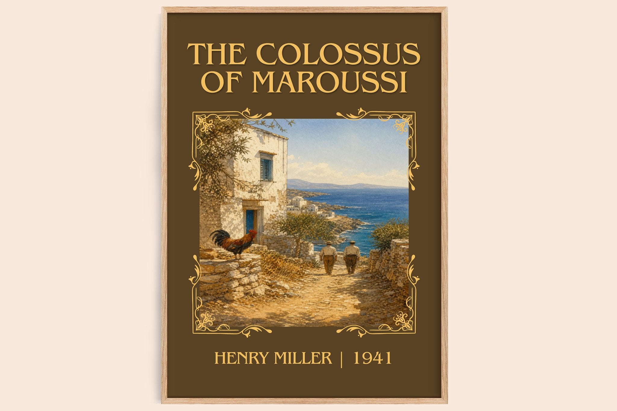The Colossus of Maroussi Classic Book Art Print by Henry Miller