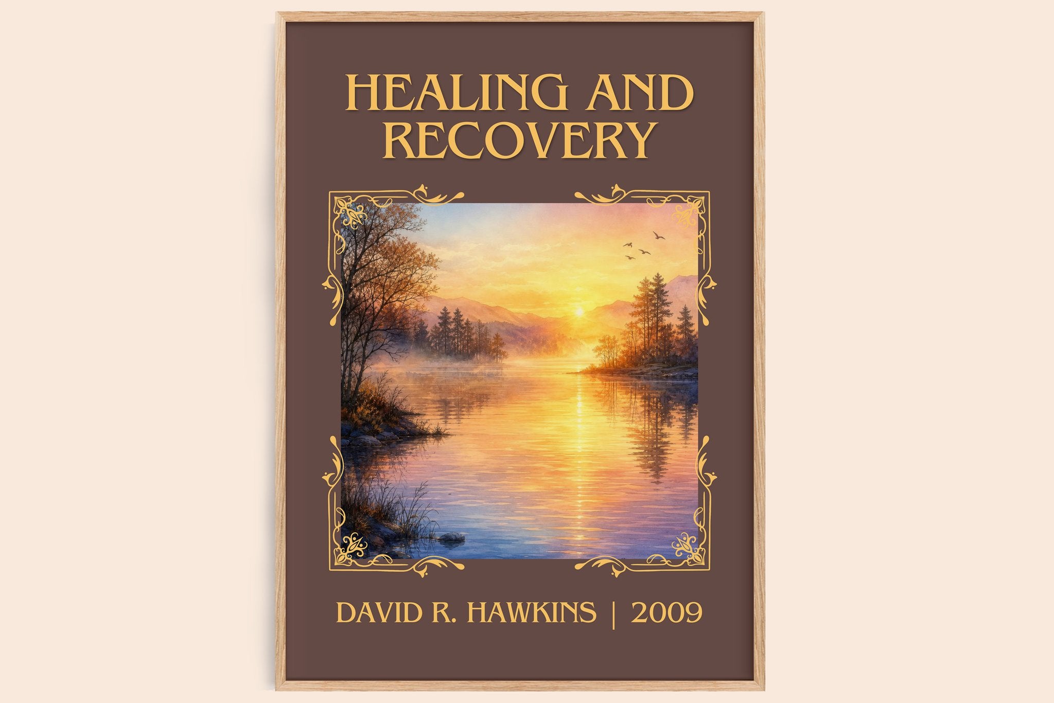 Healing and recovery Classic Book Art Print by David R. Hawkins