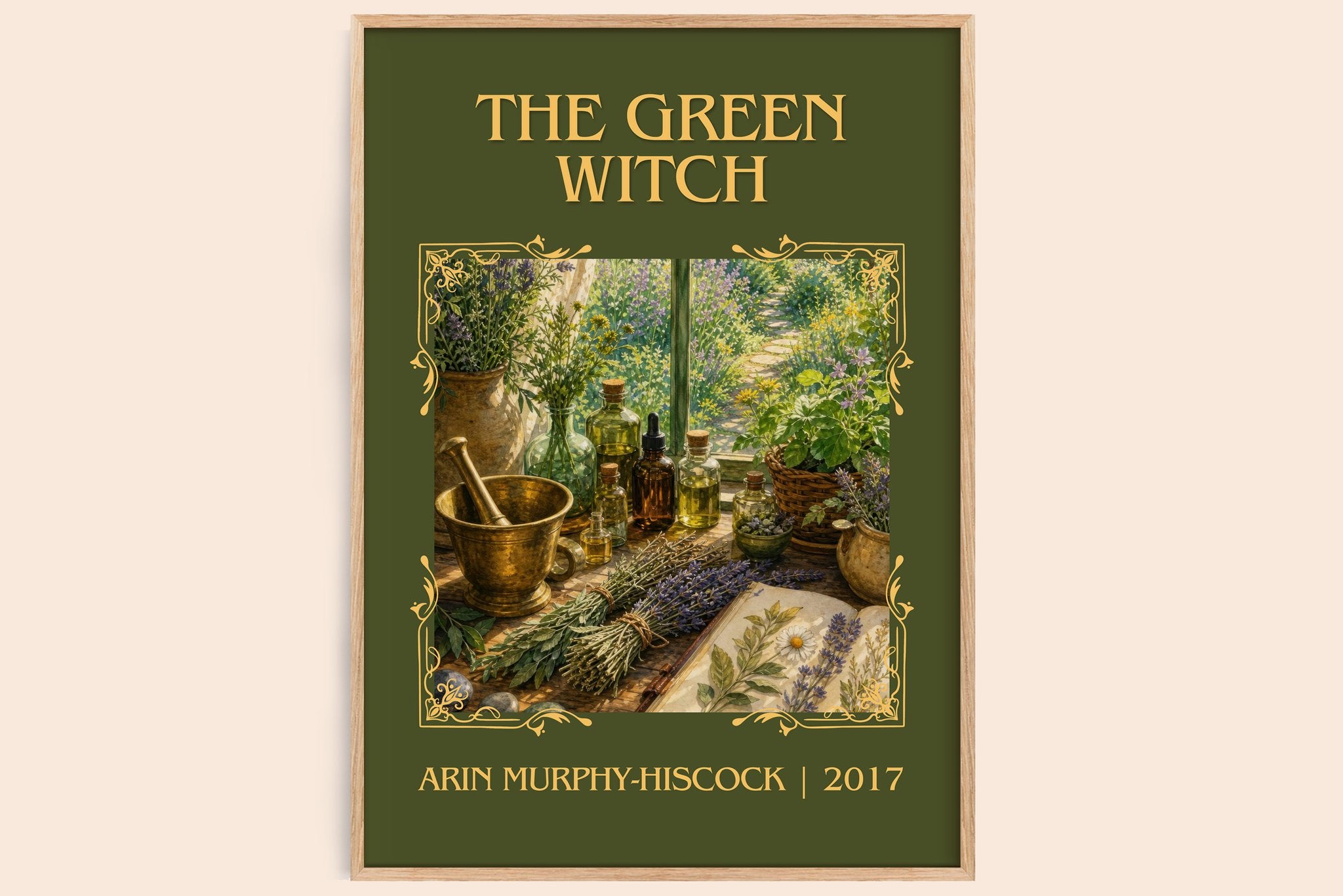The Green Witch Classic Book Art Print by Arin Murphy-Hiscock