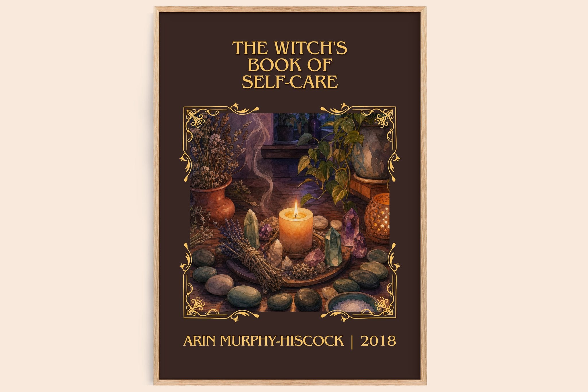 Witch's Book of Self-Care Classic Book Art Print by A. Murphy-Hiscock